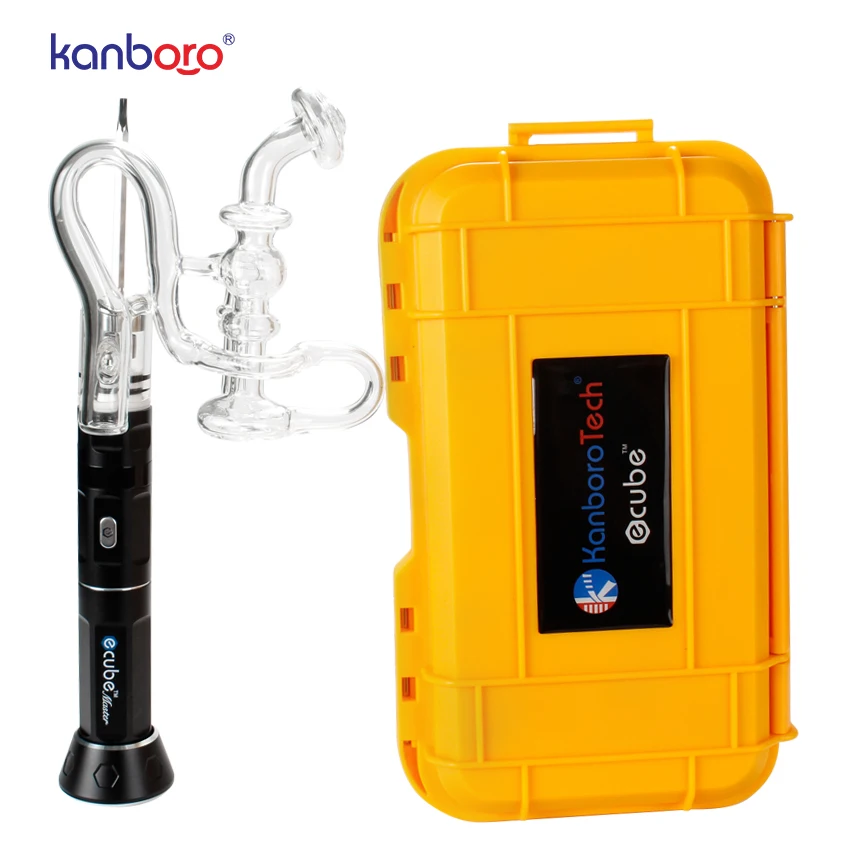 

Kanboro Ecube master dab rig enail with inbuilding 18650 battery wax 510 vaporizer 2018 new electronic digital glass dab e rig