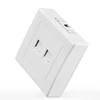 Surface mounted white Panel Quality Assured Double TEL Socket/RJ 11 socket 86*86