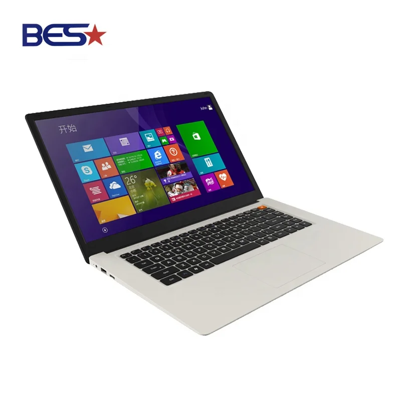 

Wholesale price windows10 64GB laptop 15.6, White