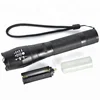 Zoomable Torch LED Flashlight Direct Charge Rechargeable Torch Hand Light