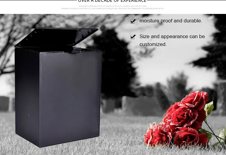 Funeral Supplies High Quality Cremation Plastic Container Tcc Temporary