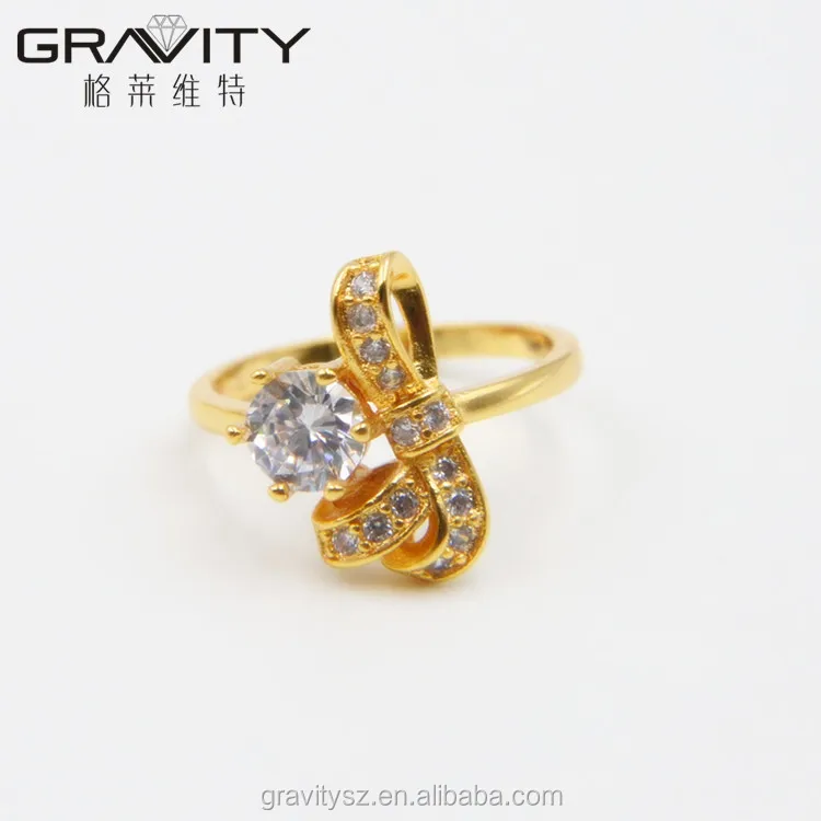 22k Gold Finger Ring Designs For Female 