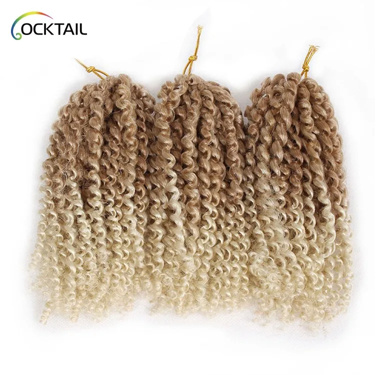 Mali Bob Kinky Curly Crochet Hair Extensions,Jerry Curl Braiding Hair,3