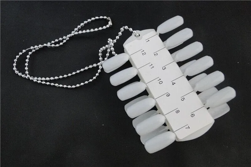 5 Pcs Tips Nail Art Polish Display Double Layer Faces 24 tips Board Practice Tool Wholesales