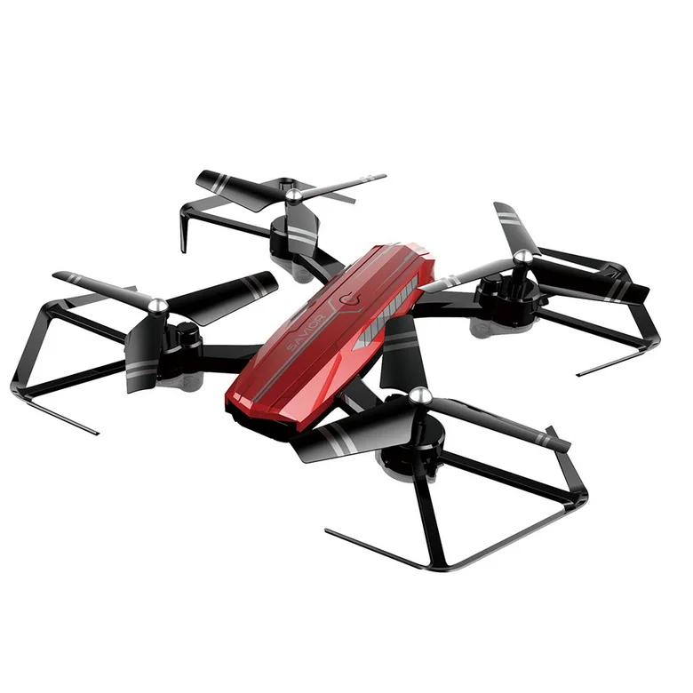 

GLOBAL DRONE 8809 Foldable drone with 480p/720P HD Wide Angle WIFI timely transmission Camera 3D Roll professional drone, Red,blue