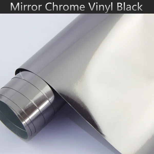 A mirror chrome vinyl black (38)