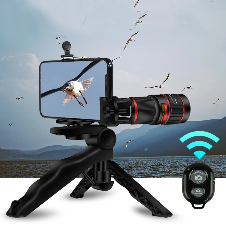 

2018 innovative products mobile camera 18X telescope zoom lens phone for import