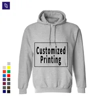 

High Quality Printing logo plain pullover blank Hoodie men Custom men's hoodie