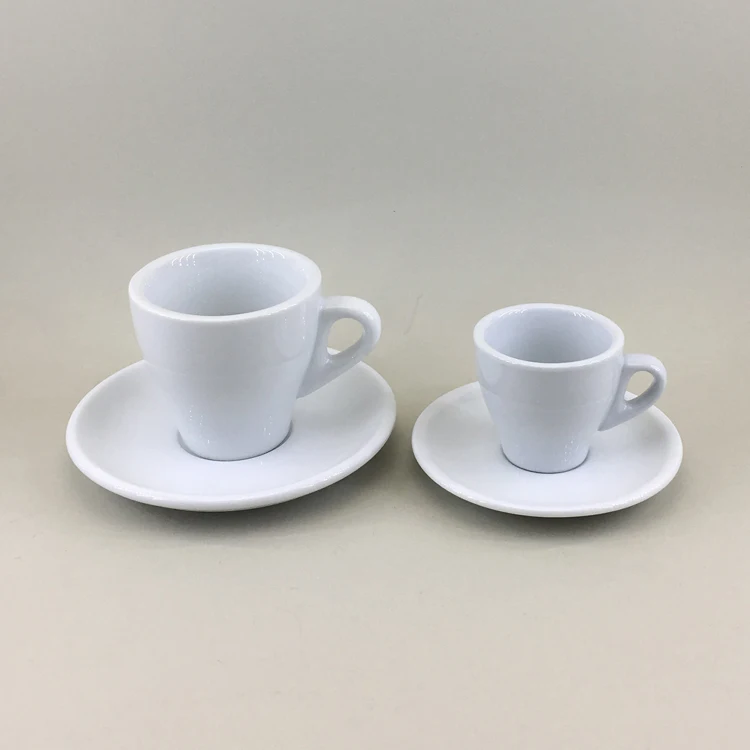Eco Friendly Ivory White Western Cheap Porcelain 180ml Tea Cups And