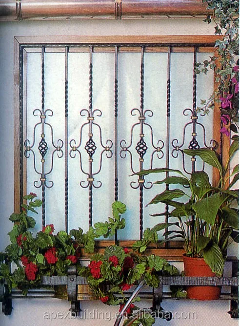 家具 Iron Window Tokyo: Wrought Iron Insert for Entry Doors | Window Mart
