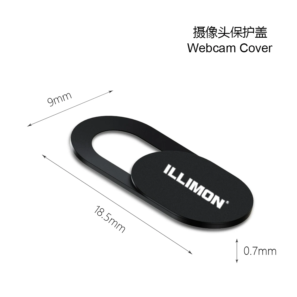 

Mobile phone accessories ABS plastic black/white OEM logo webcam cover slider for phone and laptop/protect, Black;white and other customised color