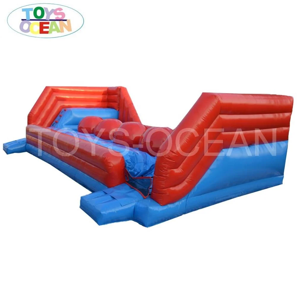 

Inflatable Wipeout Balls Obstacle Course Challenge Playground Jumping Bounce Games for Kids and Adults