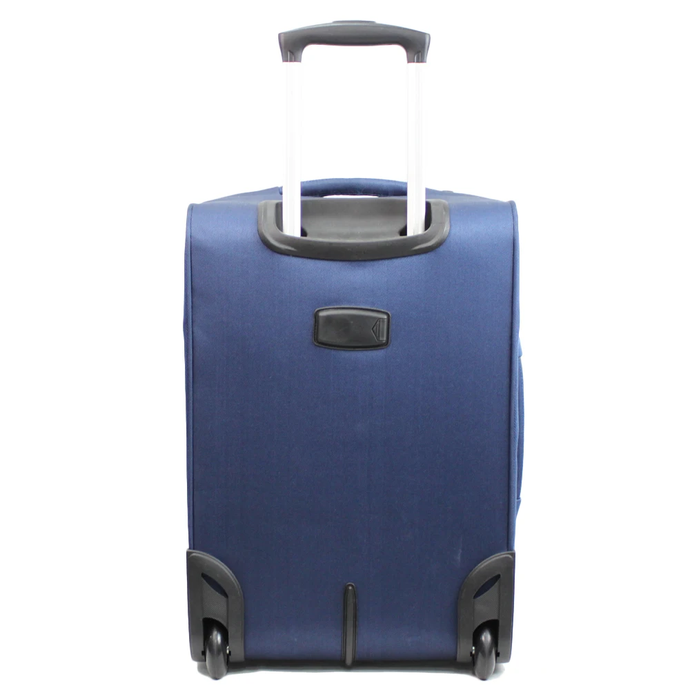 Business Fabric Trolley Soft Polyester Expandable Luggage On Wheel