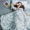 Summer Washable 100% Cotton Cheap 4 Bedding Set Air Conditioning Thin Cool Quilt Set for Adults