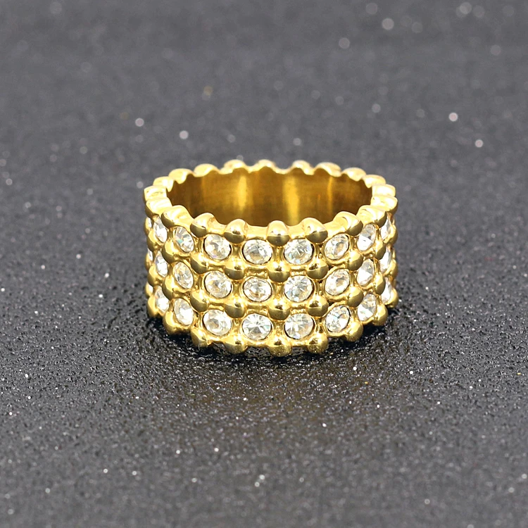 Supplier Direct Sale Simple Stainless Steel Green Stone Aqeeq Jewelry Finger Ring Designs Men