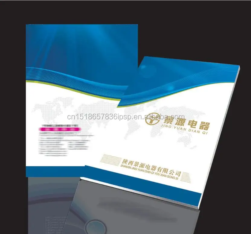 wholesale high quality art paper diesel generator catalogue printing