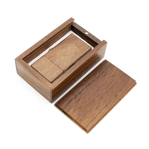 Customized Wooden usb flash drive pendrive memory stick flash wooden box