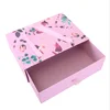 Exquisite paper sweet packaging box with pattern and logo is drawer box with reticule good for some candy and gift