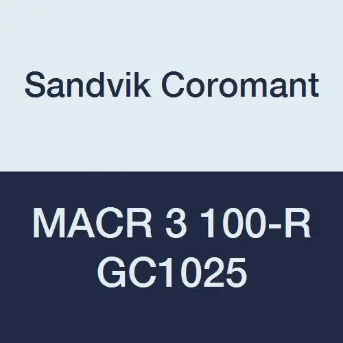 T Insert Seat Size Sandvik Coromant CoroCut 3 Carbide Parting Insert CS Chipbreaker Pack of 10 3 Cutting Edges R123T3-0100-1000-CS GC1125 Grade 0 Corner Radius Multi-Layer Coating