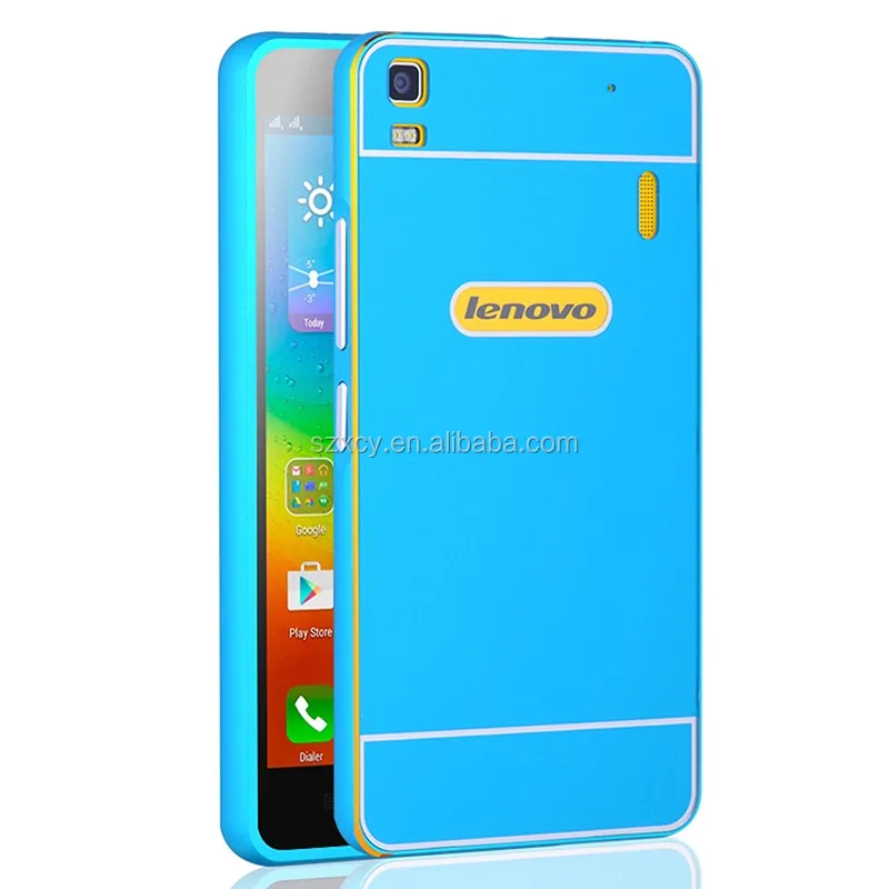 

Heavy duty shockproof Aluminum Alloy metal bumper Acrylic PC back cover cell phone case for lenovo K3 note, N/a