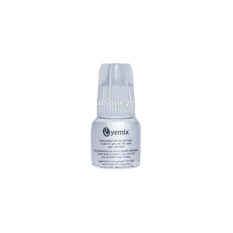 

Professional Korean private label eyelash extention 5ml glue ultra plus glue, Black and clear