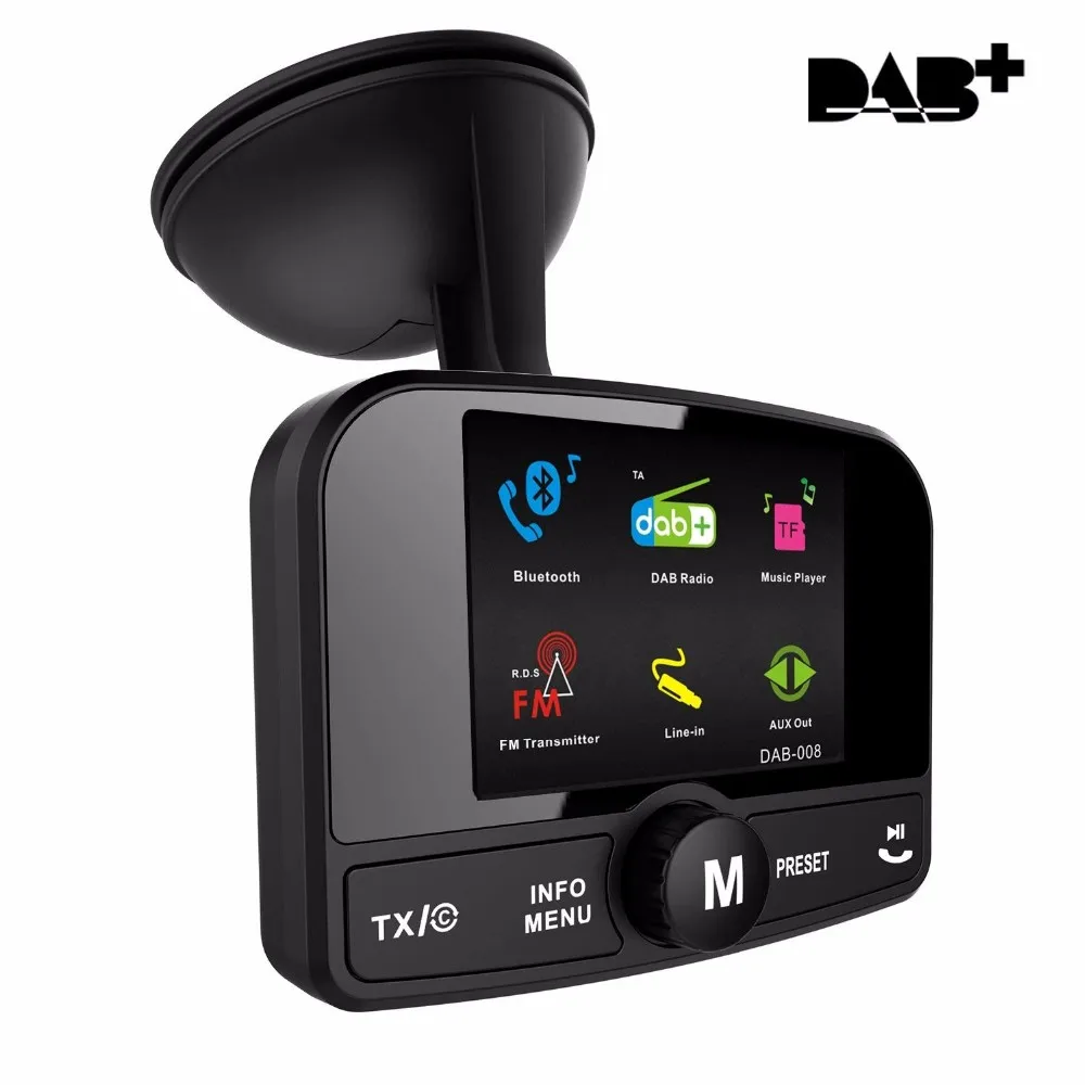 Incar Dab Radio Adapter Car Stereo Fm Dab/dab+ Digital Radio Receiver