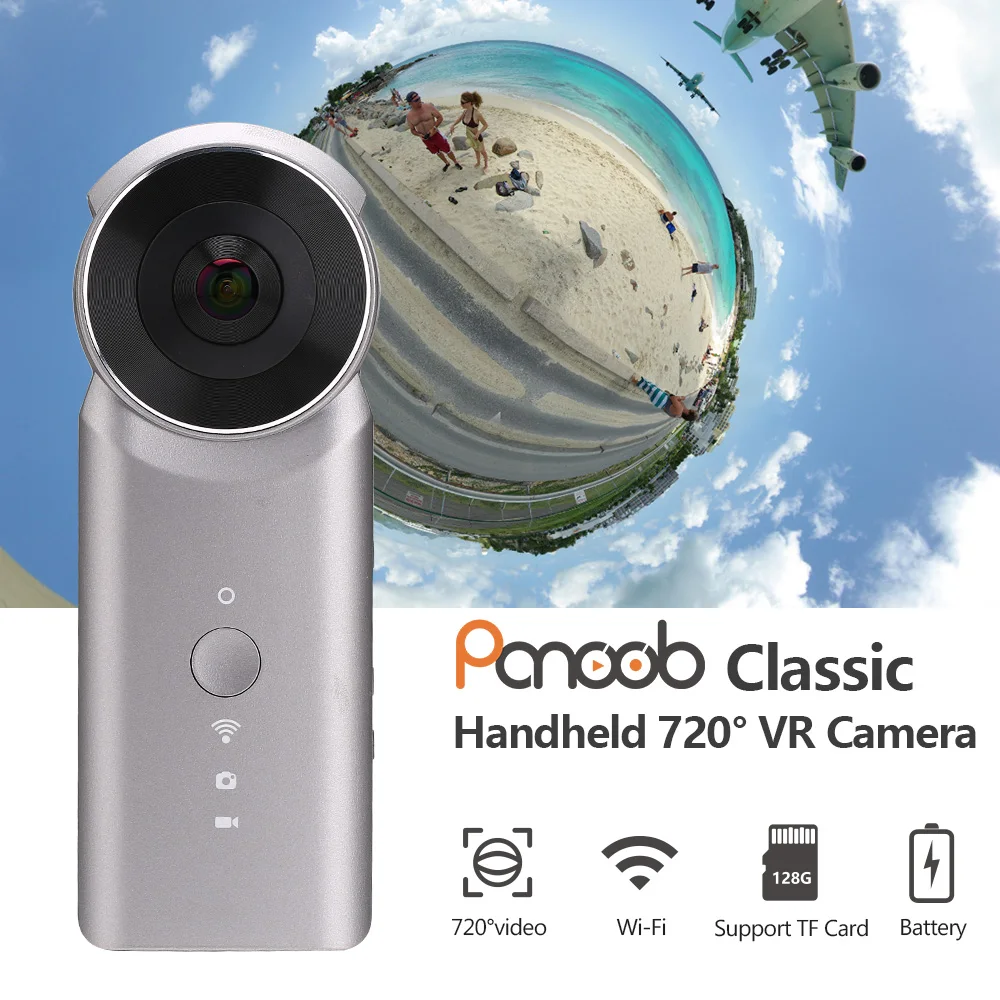 360 Degree Vr Camera With Dual Spherical Lens,Virtual Reality Sports