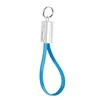 Customized promotional products silicon rubber usb keychain data cable charger