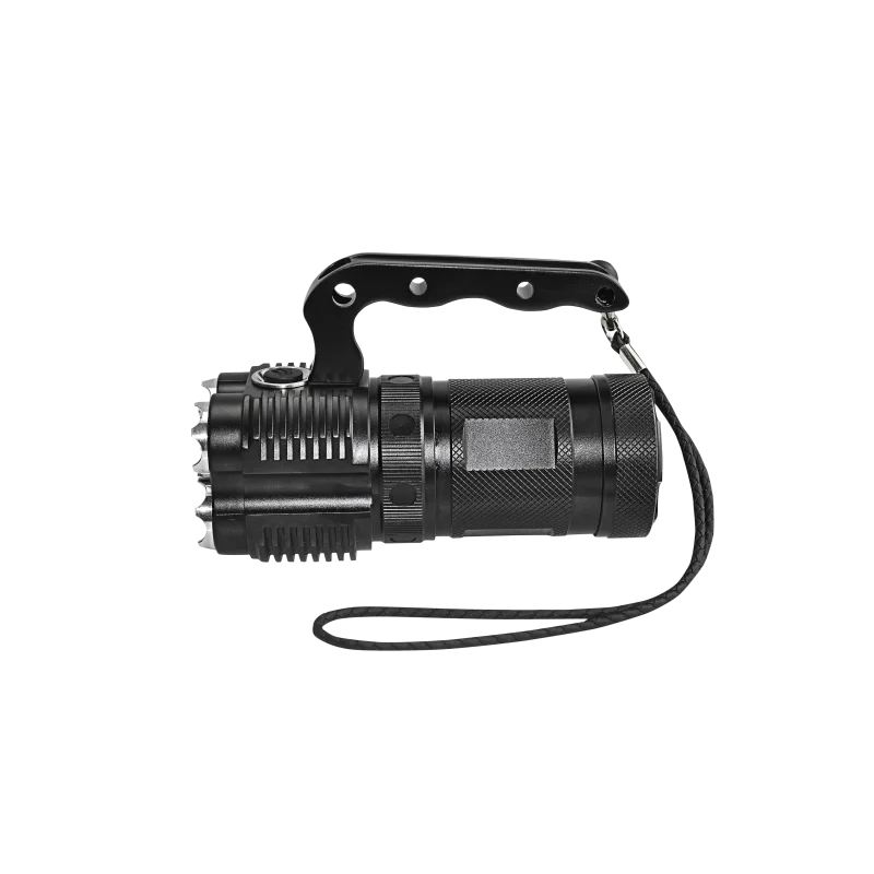 手持强大的 2000 流明 led 可充电手电筒铝合金手电筒打火机