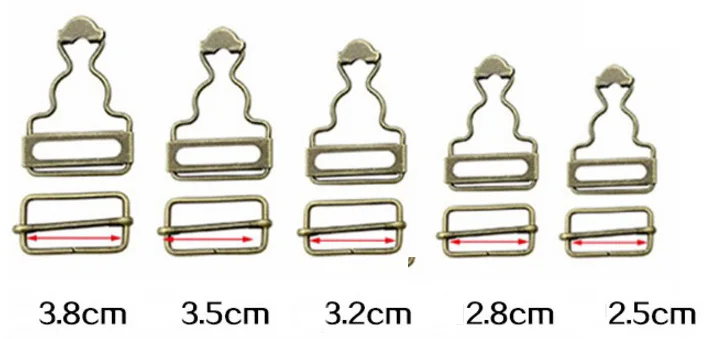 
Dungaree Suspender Buckle clips with Rectangle Buckle Sliding Bar 