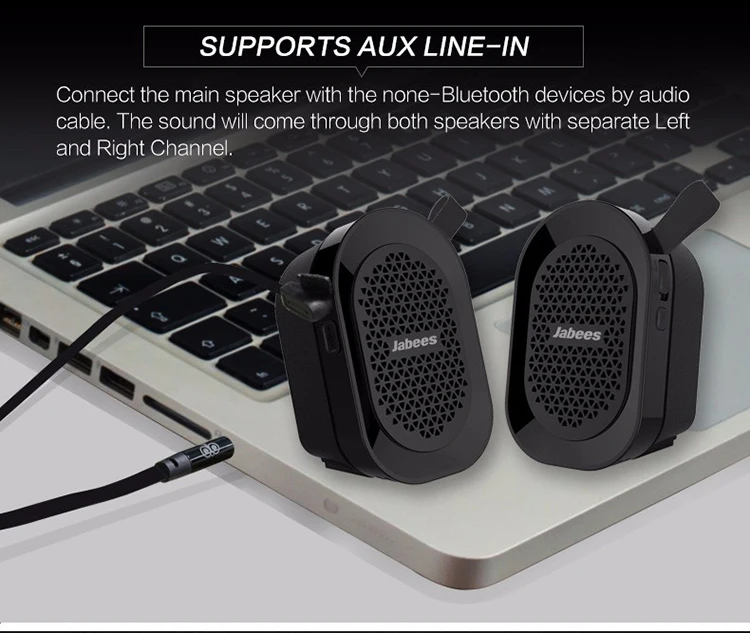 True Wireless Bluetooth Stereo Speakers To Pair with Your Echo Dot - ANKUX.COM