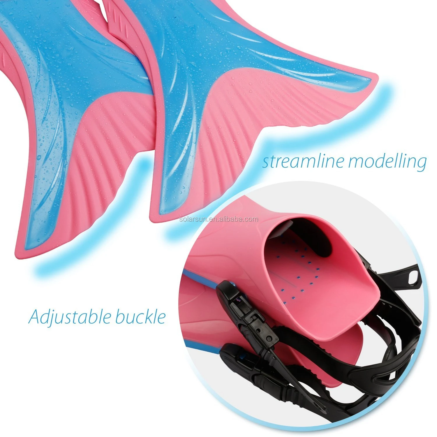 2018 Hot sell cheap fashion underwater scuba diving mask snorkel + diving flipper Combo wave snorkel set for kids children