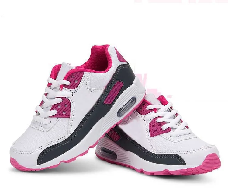 

china Kids Casual Sports Shoes Air Cushion Running Shoes Sneakers Designer Shoes, White black blue gray