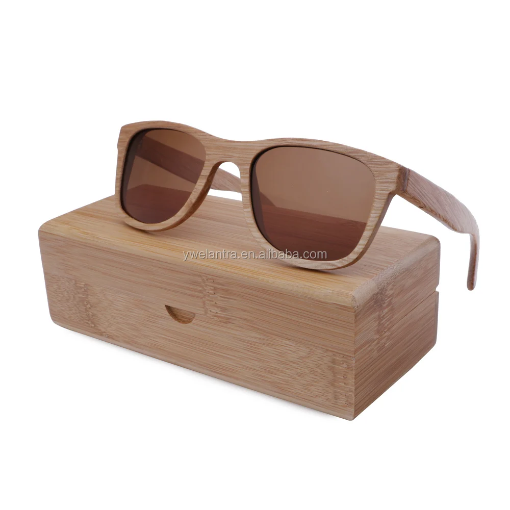 

100% Handmade wood Sunglasses with Bamboo box, N/a