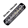 6Leds 18W Strobe 18 mode Flash Side lights DC 12V 24V Led Lamp Truck SUV Pick Up Car Accessories