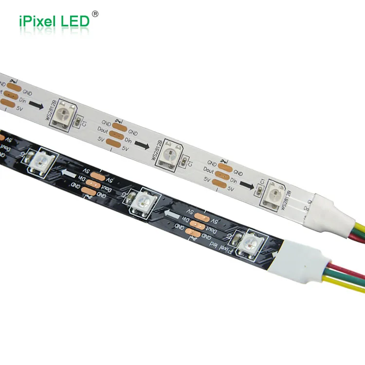 SMD 5050 rgb full color addressable ws2812b tape light dotstar led strip 30led/m