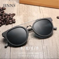 

JINNS 2019 luxury custom logo natural wood sunglasses sun glasses