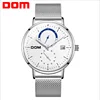 DOM Men's and Women's Fashion Sports Business Steel Quartz Watch