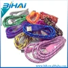 Top-speed braided rope dynamic climbing kernmantle cordalette wire LED smile face charging data cable for iphone 5