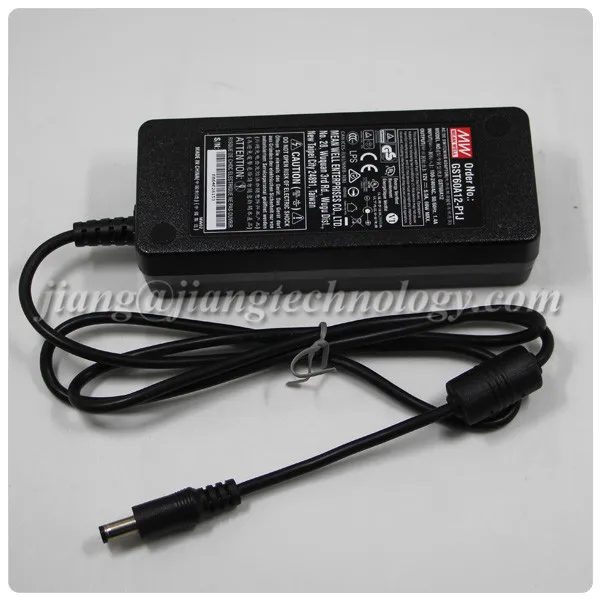 Original Meanwell Adaptor GST60A12-P1J 220V AC To 12V DC Transformer Industrial 60W 5A 12V DC Adapter