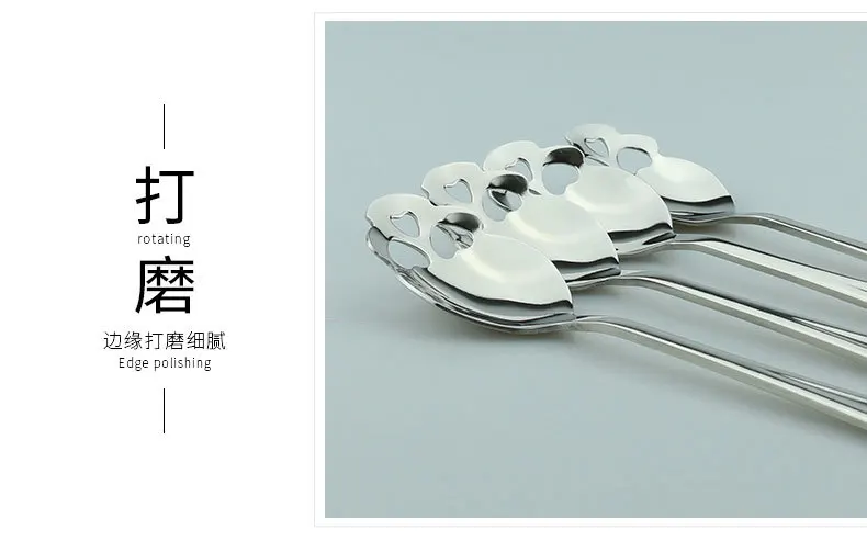 In Stock Stylish Stainless Steel Skull Shape Coffee Sugar Dessert Skull spoon