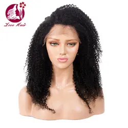 brazilian remy human hair wigs kinky curly lace fr