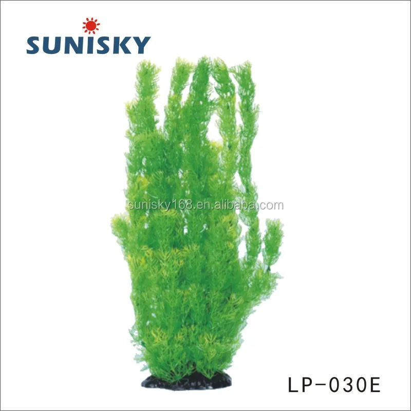 Lp006b Artificial Aquarium Plastic Plants For Landscaping Decoration