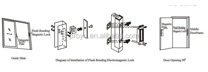 Shear magnetic lock схема подключения