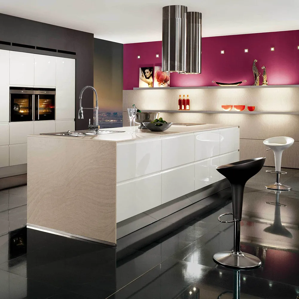 High end moderne ontwerp custom moderne keukenkast ontwerpen ...