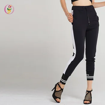 womens pants with side stripe