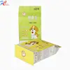 PET Food standing pouch, foil flat bottom pet food bag aluminum bag for food