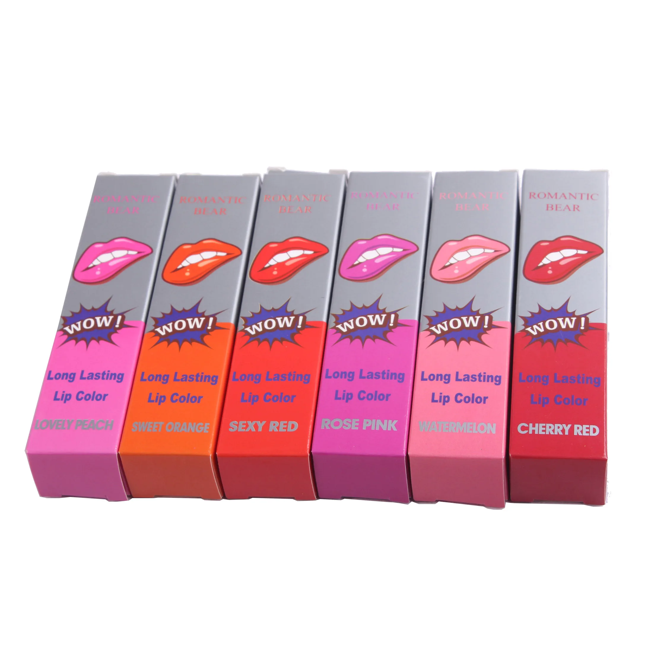 Ready To Ship 6 Colors Wow Magic Romantic Bear 15g Peel Off Lip Gloss