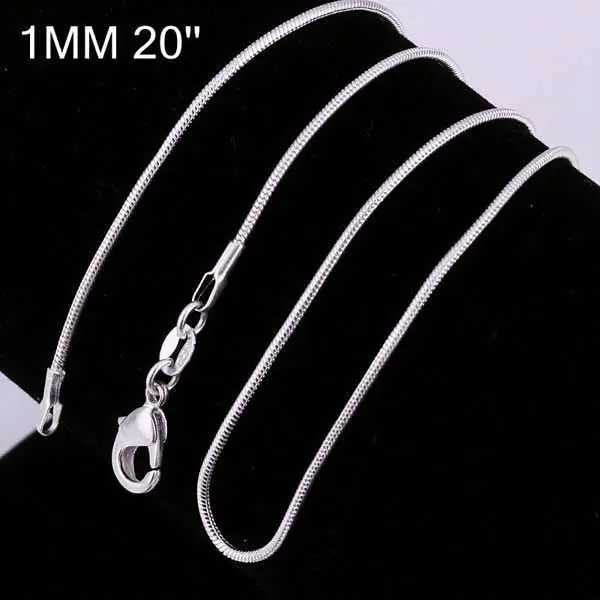 

New simple design factory price 925 silver chain sterling silver ball chain CC008-20