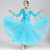 2017 New Colorful Ballroom Dancing Dresses China Waltz /Tango / Foxtrot /Quickstep For Sale Adult Woman Performance Wear ZH4100